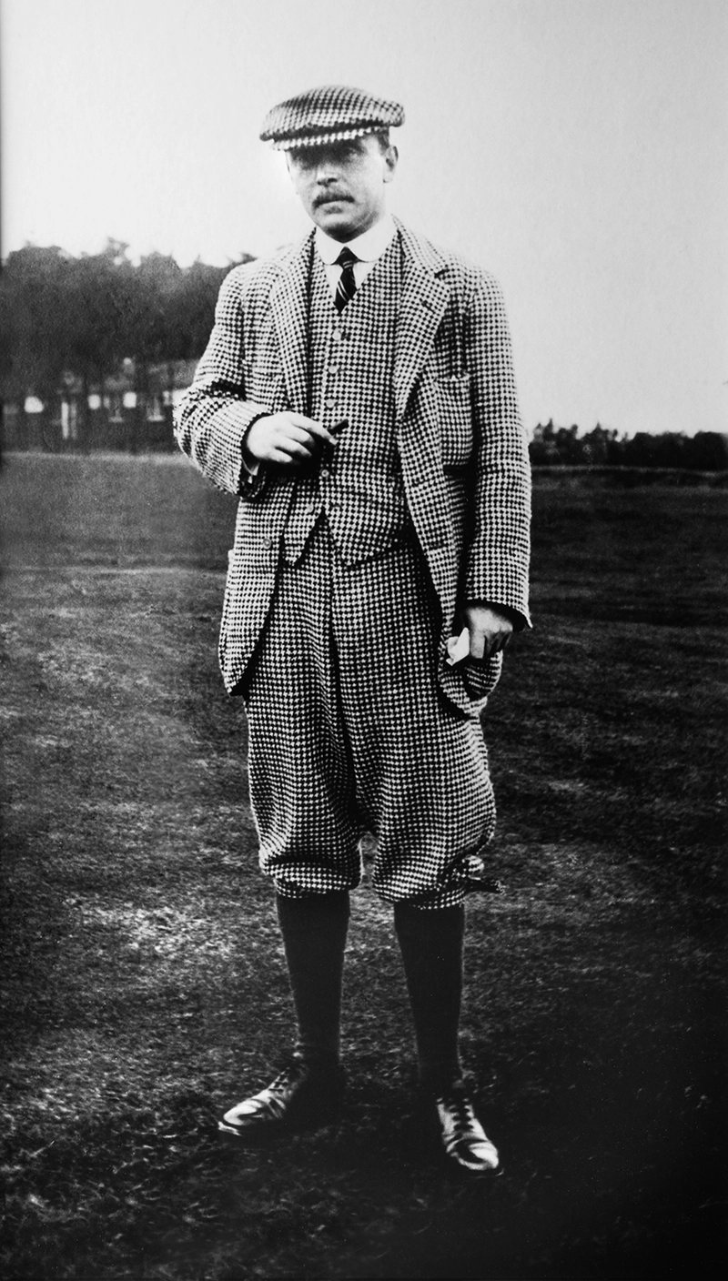 H S Colt Harry S Colt outside the club