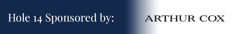 Arthur Cox Sponsor Logo hole 14