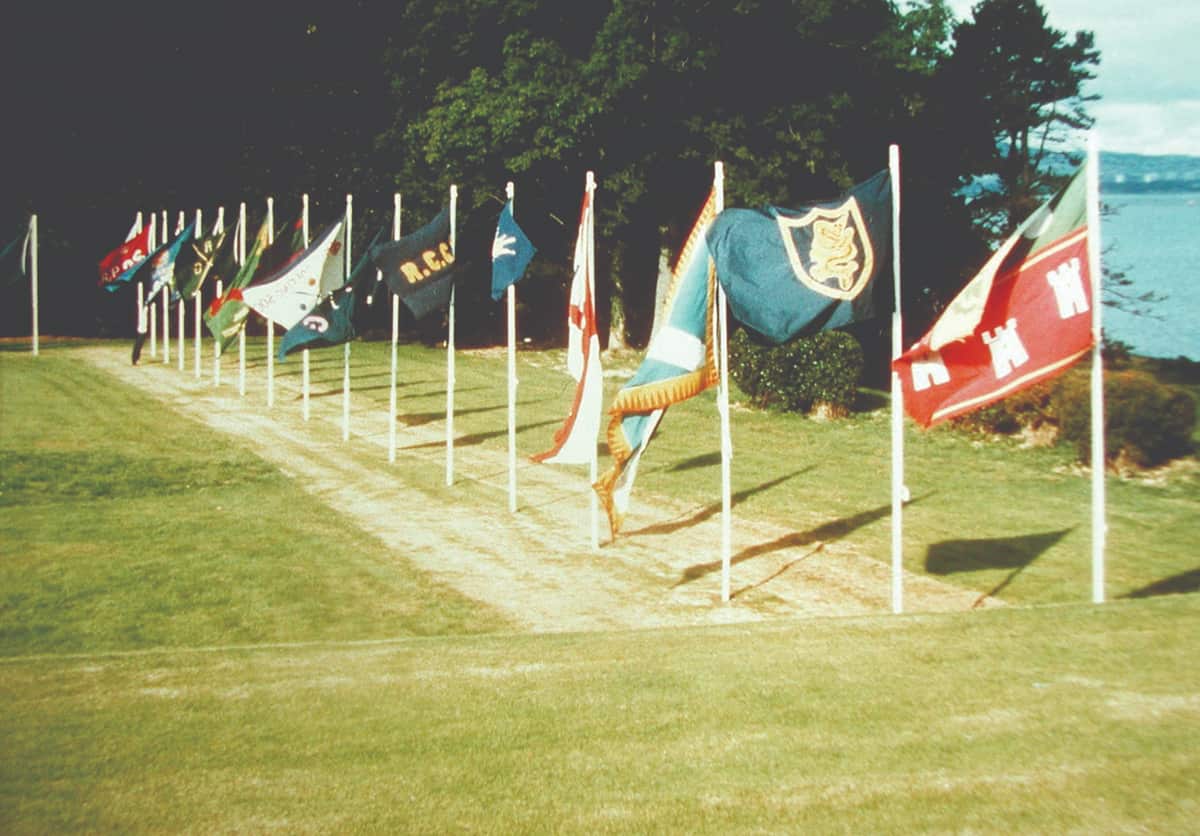 Flags Outside