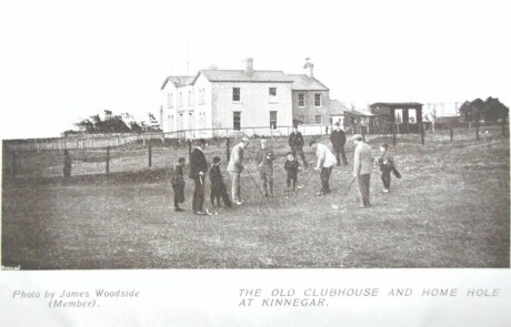 Old Clubhouse and Home Hole at Kinnegar