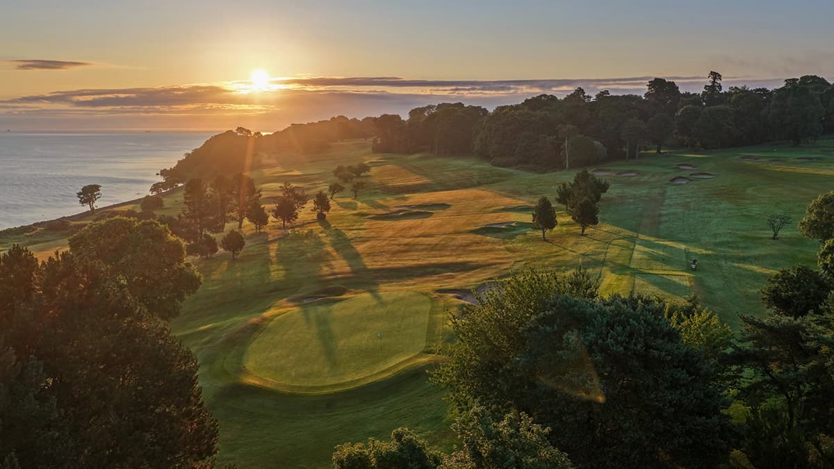 Royal Belfast 13 Aerial Back Sunrise